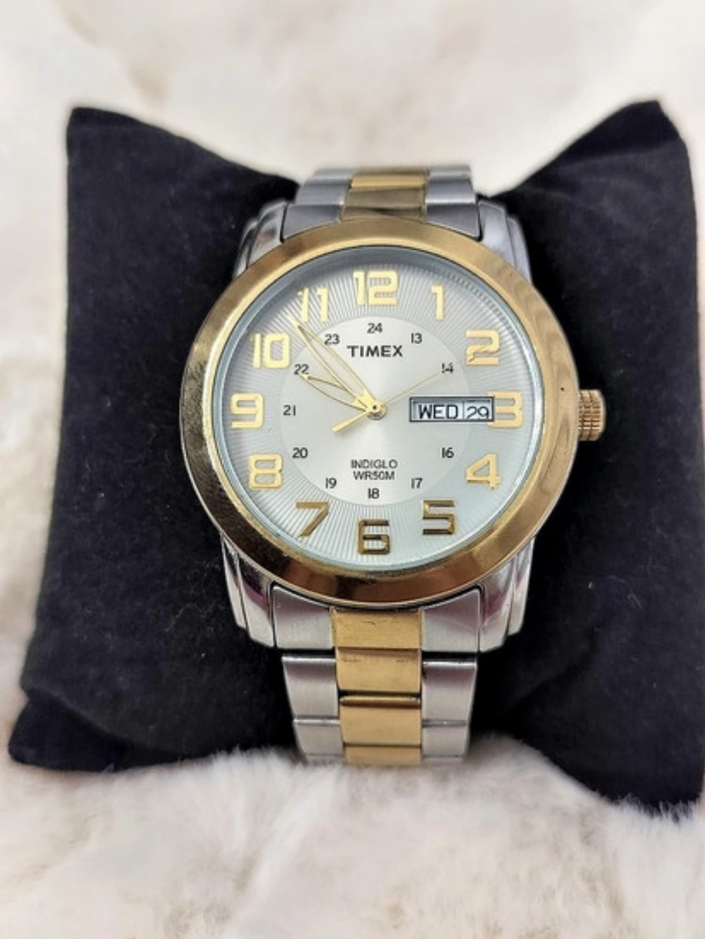 Timex Two-Tone Indiglo Watch